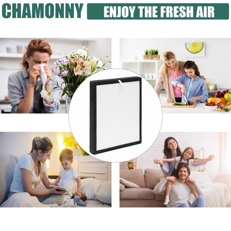 CHAMONNY TZ-K2 Filter Replacement, Compatible with ToLife TZ-K2 Air Purifier,
