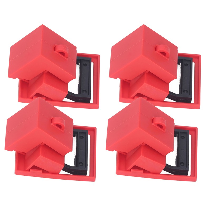 4Pcs Circuit Breaker Lockout Device Set Clamp On Single Pole