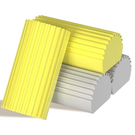 Csirnto Pack of 4 Dust Sponge Reusable Damp Duster Used for House Cleaning | Dust Removal Sponge for Cleaning Slats, Cutlery, Ventilation Openings, Railings and Mirrors | Grey