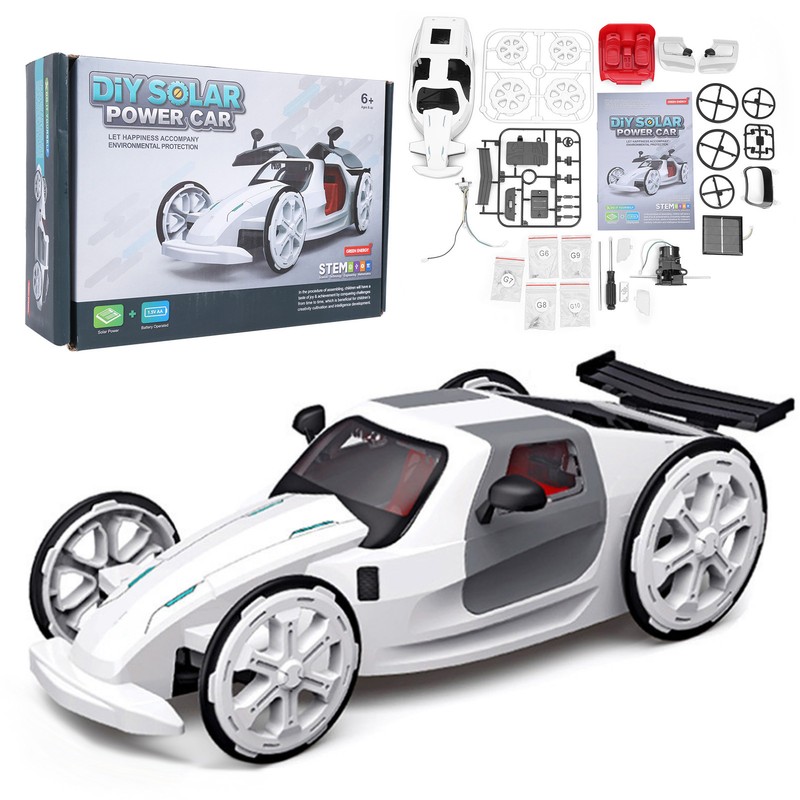 Solar Toys Car Kits for Children Kids Science Education Self