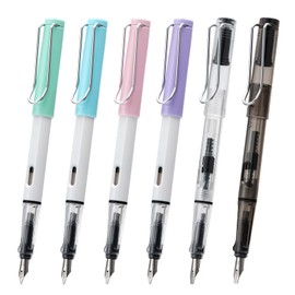 erofa Yongsheng Calligraphy Fountain Pen Set, 6 Assorted Tip Sizes and Color for Art Drawing and Writing Signature