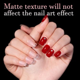 AILLSA Extra Short Square Nail Tips Gel Nails Tips Acrylic Press On Squoval Nail Tip 240 PCS False Full Cover Matte Nails Tip Kit 15 Sizes with Storage Box for Manicure