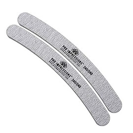 Pro Impressions 240/240 Grit Boomerang Nail Files 2-Piece