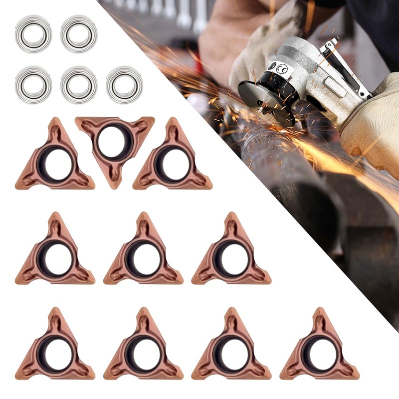 Mini 45° Pneumatic Chamfering Machine Set with 2PCS Replaceable Precision