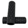 Hexagon Pattern Black Non-Slip Bike Handle Bar Grips, Designed to