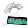 Diamond Burr Drill Bits, Bestgle 30Pcs 1/8" Shank Titanium-Coated Polishing