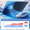 Windshield Sun Shade for Volvo XC40 2019-2025 Double Layer 240T