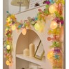 Easter Garland Lighting Decor Glitter Tinsel Spring Garland 6Ft 10