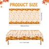 Sundonix Thanksgiving Tablecloth Plastic Disposable - Fall Rectangular Paper Tables