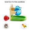 Bivpreom Rat Toys for Pet Rats，Rat Foraging Toy，Rat Cage Toys