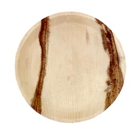 NEATtable Palm Leaf Plates | Disposable & Compostable | Eco Friendly & 100% Natural | Great for Outdoor Events, Wedding, Party, Barbecues | 12-inch Round Plate, Pack of 25