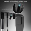 Makeup Brush Drying Rack Magnetic 12pcs Silicone Caps Foldable Makeup