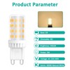 G9 LED Bulbs, 5W, Natural White 4000K, 450LM, Equivalent to