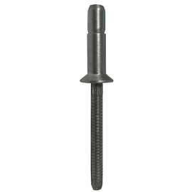 3/16 X 1/4 300 Series Stainless Steel Structural Blind Rivet, Dome Head, Plain Finish, .062-.250 Grip Range (Pack of 50)