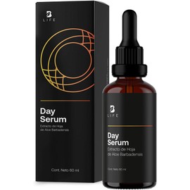 Sérum de Día para Rostro de 60 ml con 96 de Ingredientes Naturales, Suero Facial de Vitamina C, Ácido Hialurónico. Skincare Antiarrugas. Day Serum B