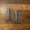 Unbranded Lots of 2ea Zinc Plated "TAPERED" Retaining Pin w/Hairpin