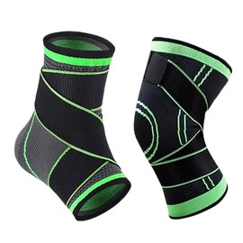 SGERUFZ 2 Adjustable Ankle Brace for Plantar Fasciitis & Achilles Tendon – Stabilization & Protection – Breathable Orthopedic Foot Bandage for Both Feet