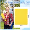 8 Tab Yellow Binder Dividers for 3 Ring Binders 8.5