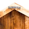 Trademark Innovations Fir Wood Owl House for Screech & Barred
