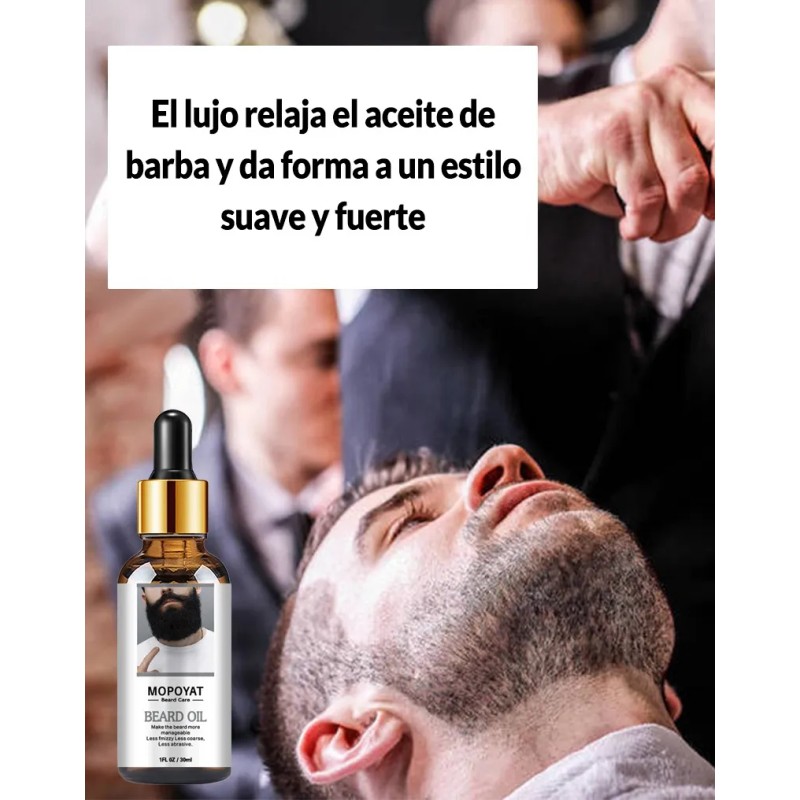 Mopoyat Aceite Natural Para Crecimiento La Barba Los Bigote