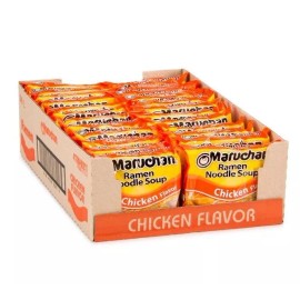 Maruchan Ramen Chicken, Instant Ramen Noodles, Ready to Eat Meals, 3 Oz, 24 Coun