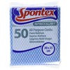 Spontex Specialist All Purpose Cleaning Cloths, Blue (Pack of 50)