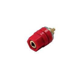 S-Conn Gold Plated Banana Socket - Red