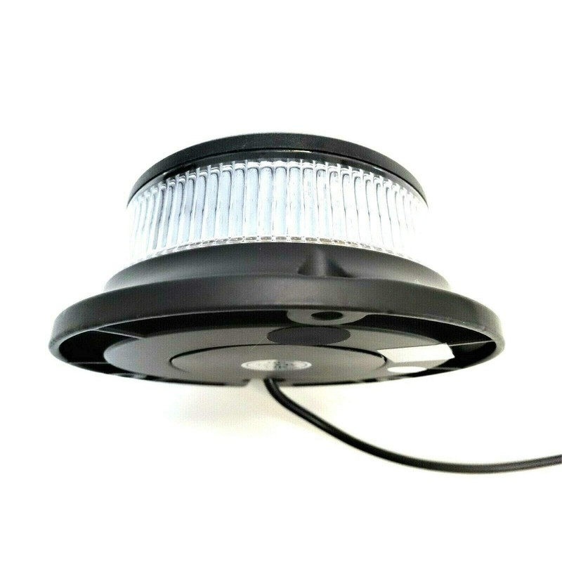 Orange White 18 LED Rotating Light 3 Flash Patterns 12