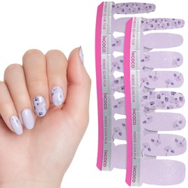INCOCO Pansy Paradise Incoco Nail Seal, Self Nail Stick, Purple, Glitter, Nail Sticker, Foot Nail, Pedicure, Quick Dry Nail