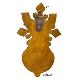 miSantuario Espíritu Santo Agua Bendita Fuente para Pared 8" Resin Holy Spirit Wall Holy Water Font, New