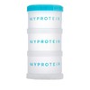 1 x My Protein Power Tower Supplement Container (Clear Blue)