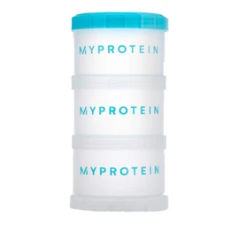 1 x My Protein Power Tower Supplement Container (Clear Blue)
