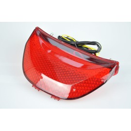 Bright2wheels Motorcycle LED Tail Light with Turn Signals Compatible with 04-07 CBR1000RR Fireblade;03-06 CBR600RR,FMX650,Red