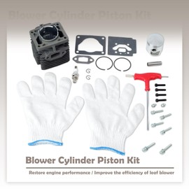 VAINELY 502848701 Cylinder Piston Kit Compatible with Husqvarna 150BF 350BF 350BT for Jonsered BB2250 Backpack Leaf Blower