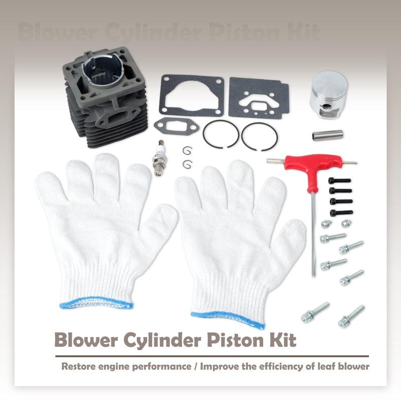 VAINELY 502848701 Cylinder Piston Kit Compatible with Husqvarna 150BF 350BF