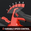 Hongmai Cordless Electric Leaf Blower, 500 CFM with 4.0Ah Battery
