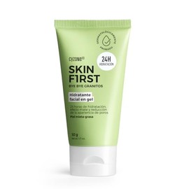 CY° - Cyzone – Gel Hidratante Facial Bye Bye Granitos Skin First 50 ml, Hidrata 24H, Matifica, Controla Exceso de Grasa, Reduce Poros, Te...
