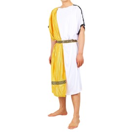 EAWIN Men's Deluxe Classic Toga Costume Set Including Tunic and Belt Roman God Tunic Summer Costume for Men