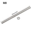 QUARKZMAN Pack of 6 M8 x 250 mm Fully Threaded