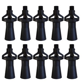 4Spray Eductor Nozzle - BSPT Fluid Mixing Eductors - Glass Reinforced Polypropylene - Minimal Maintenance and Clog Resistant Tank Mixing Agitation Nozzles - 3/8 inch (10 Count)