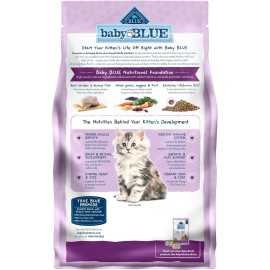 Blue Buffalo Baby BLUE Natural Kitten Dry Cat Food, Healthy Growth Formula