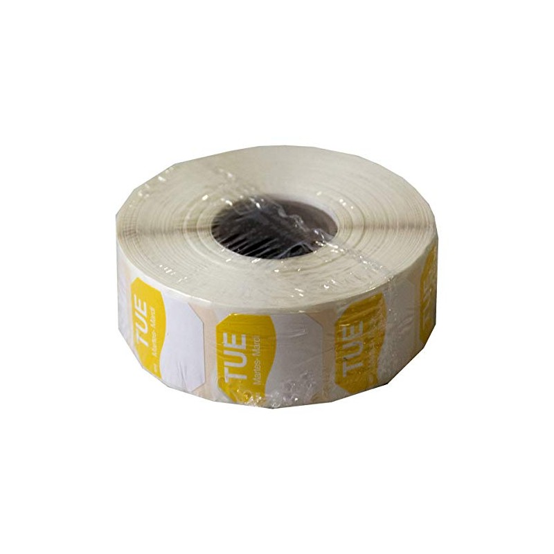 DayMark Day of The Week 1" x 1" Removable Label,