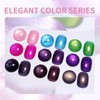 Firedeep Purple Pearl Gel Nail Polish 16ML Big Bottles Purple