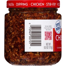 Spice World Chili Onion Crunch Seasoning Blend – Ready-to-Use Seasonings for Cooking - 6oz Blend Adds Savory Flavor and Heat to Stir-Fries, Chili, Stews, Asian Dishes, and More