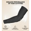 Penveer Compression Padded Arm Sleeves for Youth & Adults -