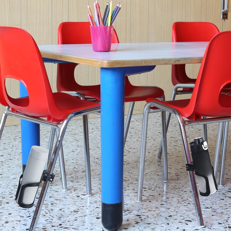 24 Pcs Water Bottle Holder for Classroom Desk Cupholder Back
