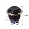 GisWell 16 mm Round Start Button, Metal Push Switch, Waterproof