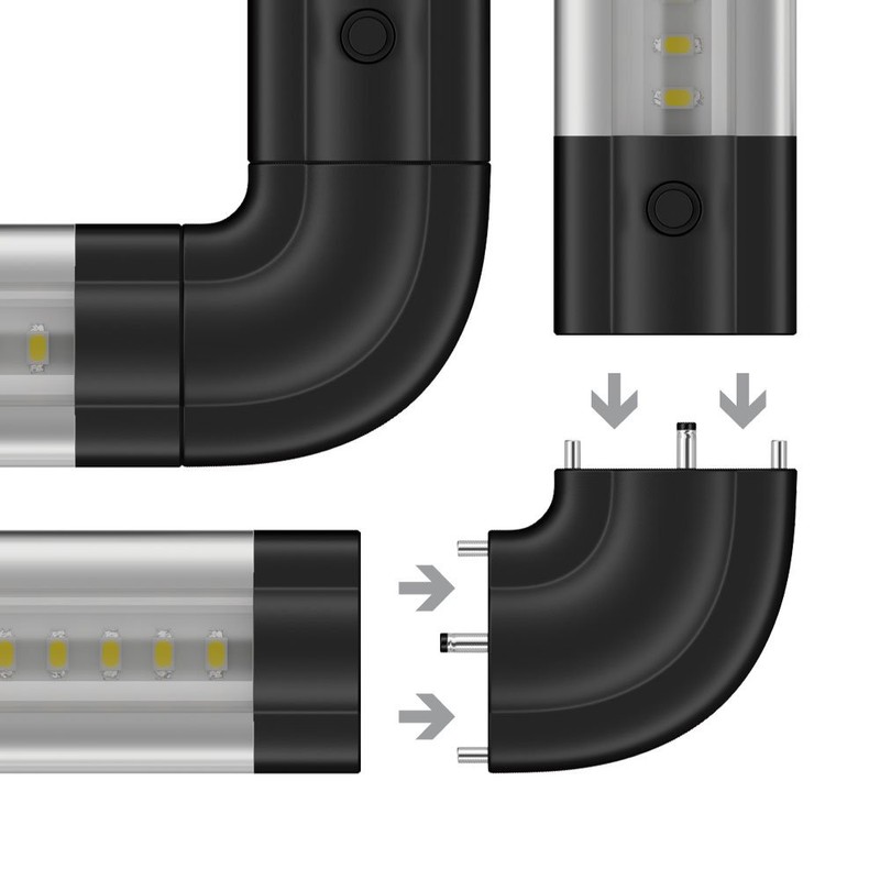 parlat 90° Connector For Our Flat 24 Under-cabinet Lights