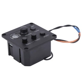 Acoustic Guitar Pickup, Acoustic Guitar Pickup Onboard Preamps Equalizer EQ Glued to Sound Hole Instrument Accessories Guitar Preamp Acoustic Guitar Pickup