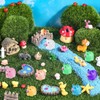 SGERUFZ Pack of 35 Mini Resin Pig Figures for Garden